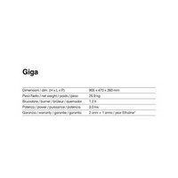 photo Ruby-Biokamin, Modell GIGA – Weiß 4